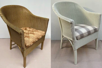Lloyd loom chair online restoration