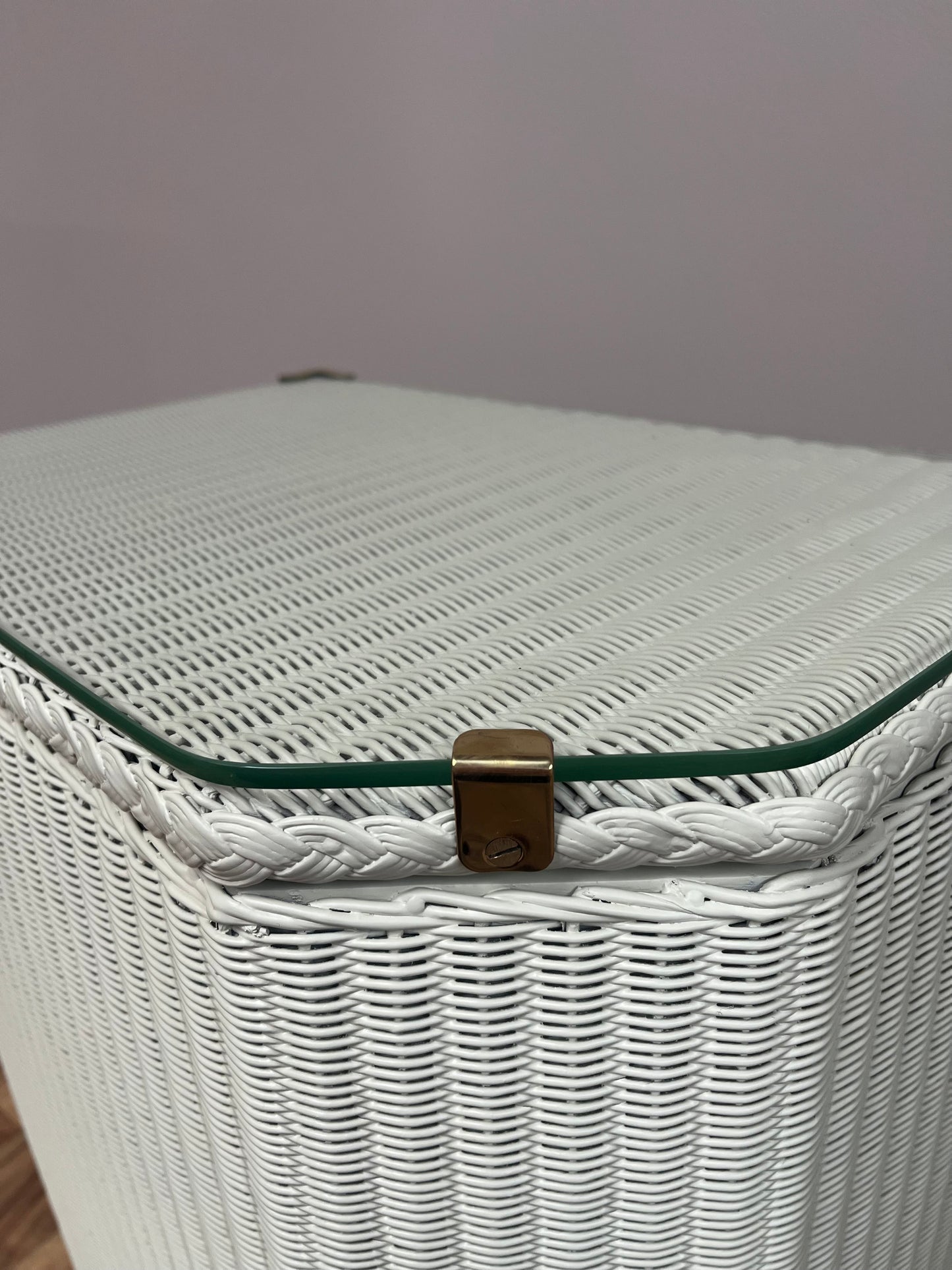 Lloyd Loom Linen Basket