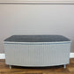 Refurbished Lusty Lloyd Loom Ottoman in Dove