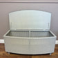 Refurbished Lusty Lloyd Loom Ottoman in Dove