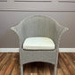 Whitby Lloyd Loom Armchair with Cushion - Painted in Any Colour