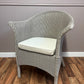 Whitby Lloyd Loom Armchair with Cushion - Painted in Any Colour